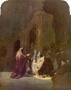 Rembrandt, Simeon in the temple
